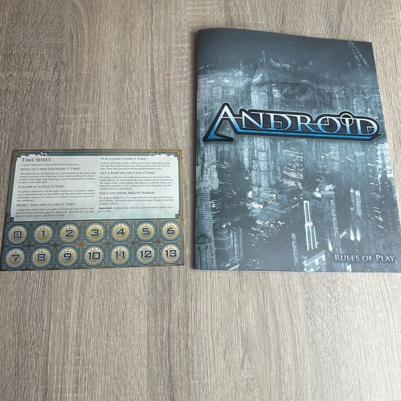 Android Board Game Fantasy Flight 2008 Kevin Wilson 99% Complete Original. EUC - Picture 5 of 16
